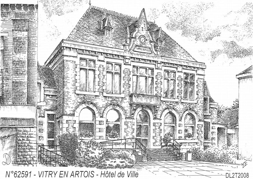 N 62591 - VITRY EN ARTOIS - hôtel de ville